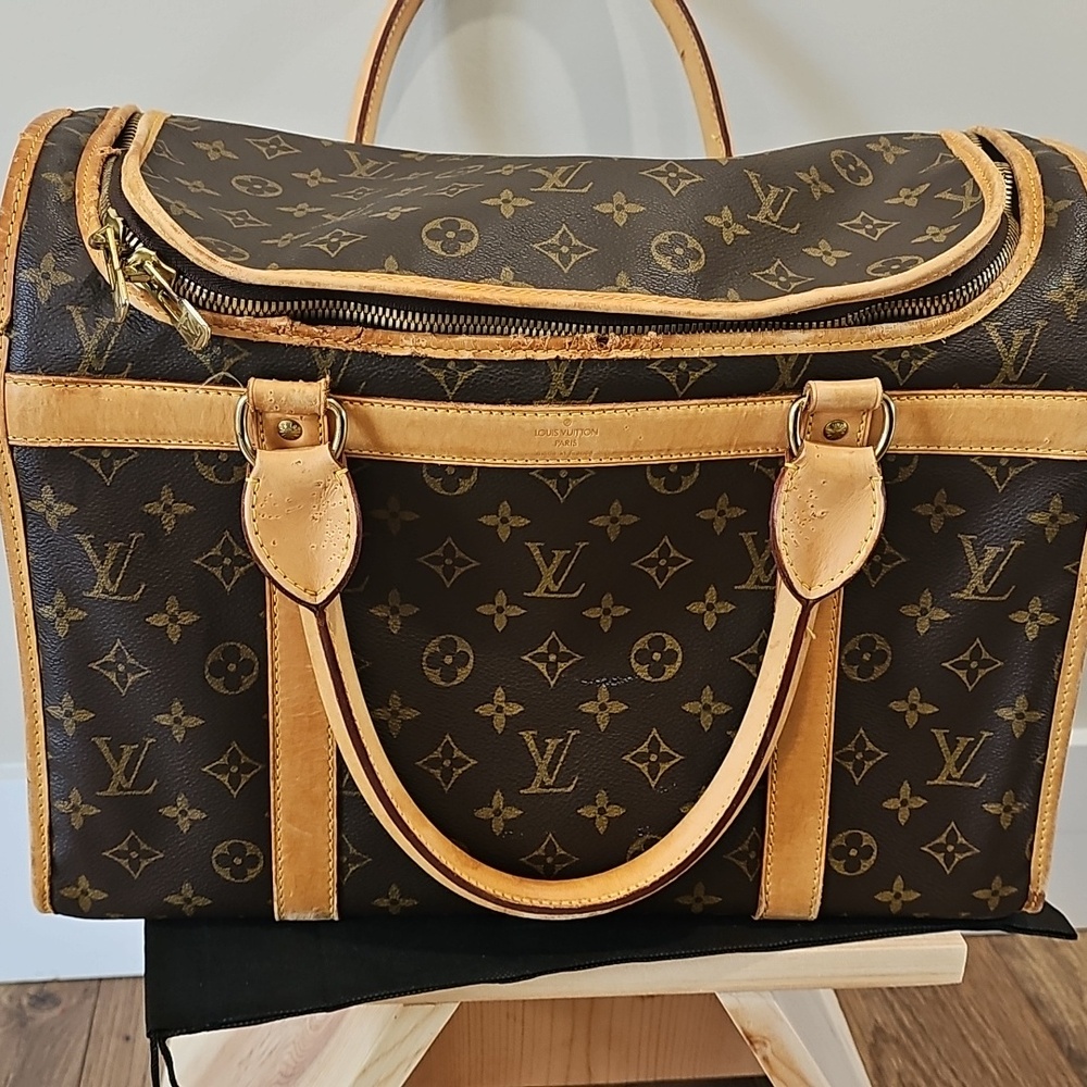 Louis Vuitton Brown Monogram Pet Carrier - Picture 14 of 16